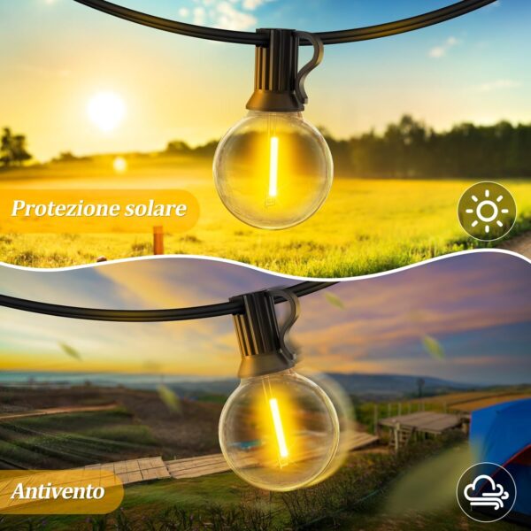 Set lampade ornamentali Giardono Gazebo